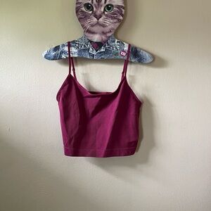 Wild Fable Burgundy/Purple Crop Camisole